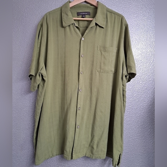 croft & barrow Other - 100% Silk Croft & Barrow  Avacado Button Up Shirt